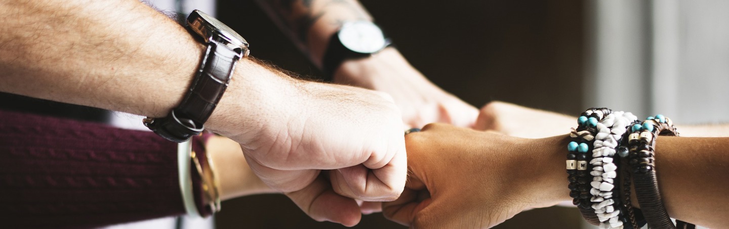 fist bumps
